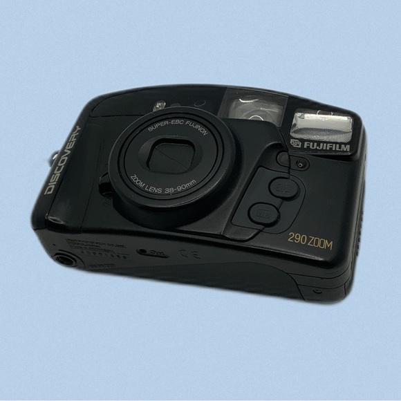 fujifilm discovery 290 zoom vintage 90s 35mm film camera point & shoot with case - Picture 1 of 7